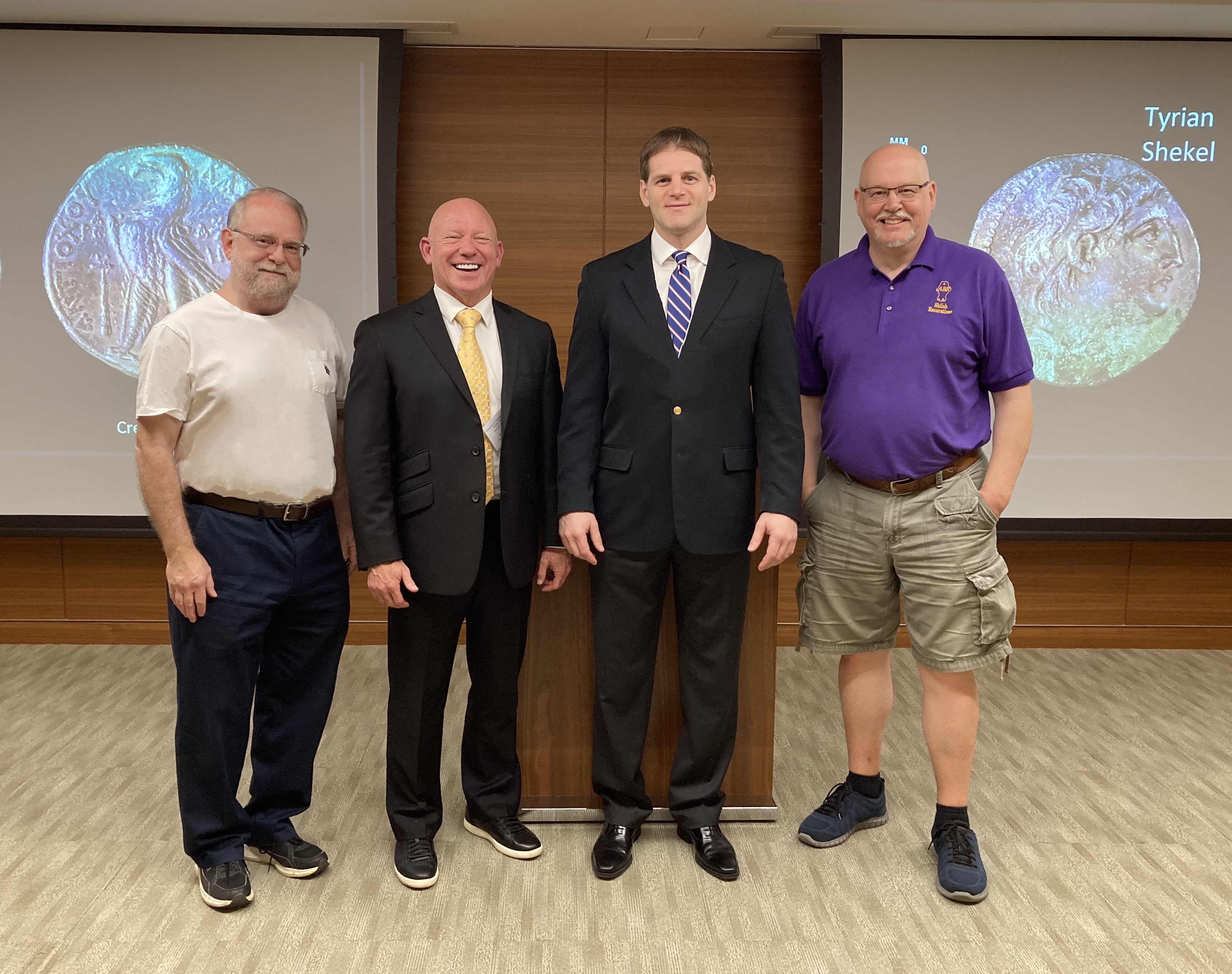 Smith Lanser Stripling and Mark Hassler at the Museum of the Bible NEAS meeting in 2023